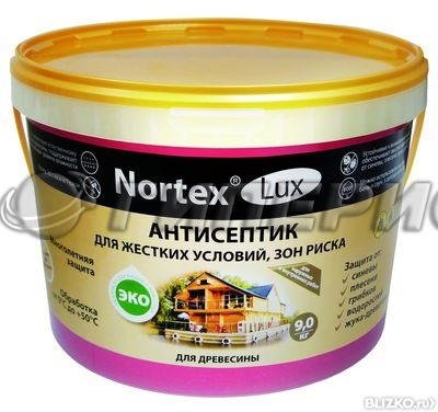 Антисептик Nortex®-Lux (НОРТЕКС®-ЛЮКС) для древесины (10кг) НОРТ
